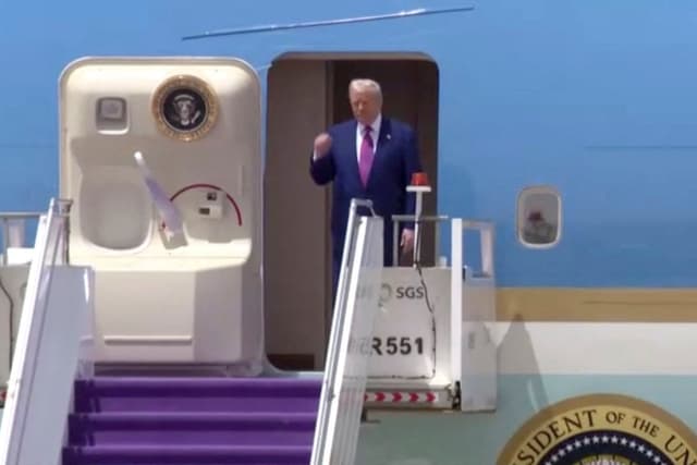 Trump - live updates: US President touches down in Saudi Arabia for 'historic' Middle East tour.